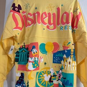 Disneyland play in the parks Yellow Long Sleeve spirit jersey xs